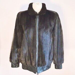 Daniel Antonovich Mink Jacket -Brown/Mahogany